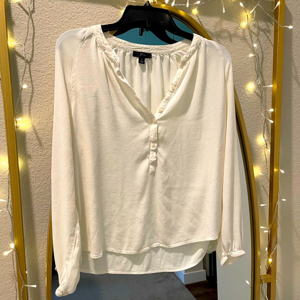 J. Crew Button Down Painters Top